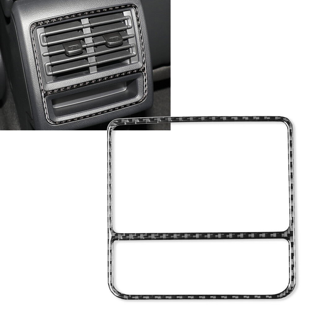 for VW for Golf 8 MK8 2021-2023 Rear for Seat Air Vent Outlet Frame Cover Trim Black Car