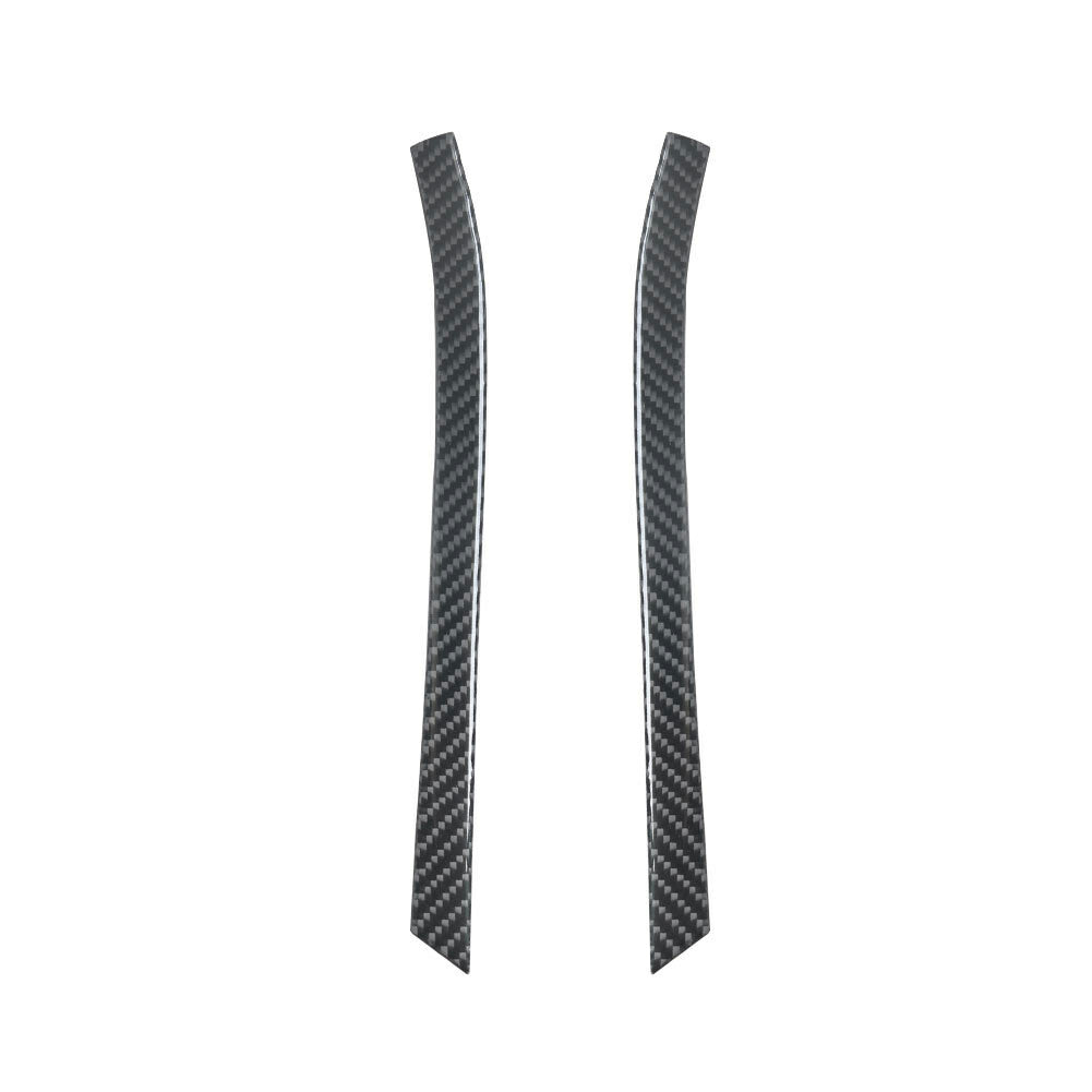 Carbon Fiber Interior Gear Shift Frame Cover Trim for Subaru Forester 2009-2013 v