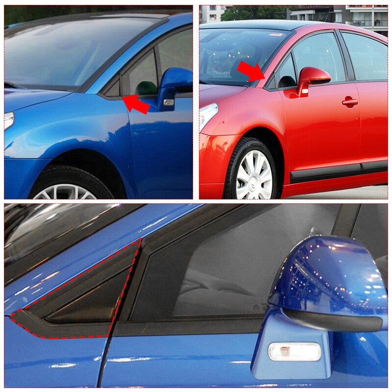 Left Mirror Cover Quarter Window Trim Triangle Plate for Citroen C4 2004-2010
