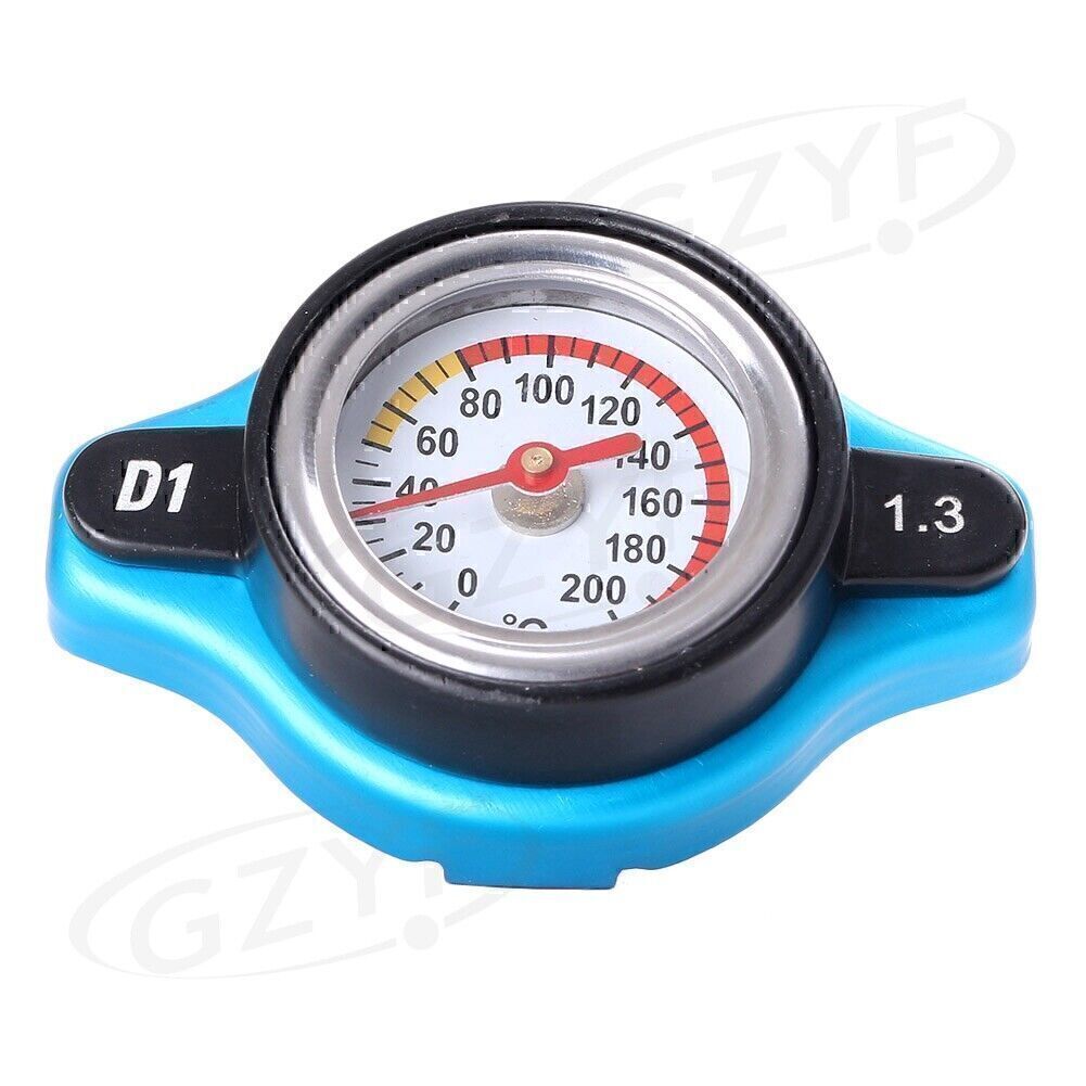 1.3 Bar Radiator Cover Cap w/Thermometer Water Temperature Meter fit for Hyundai for Kia Q