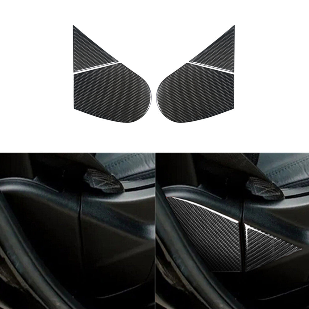 Red Carbon Fiber Automatic Gear Shift Panel Cover for Jeep for Wrangler JK 2011-2017 v