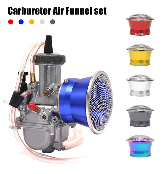 Carburetor 63mm Velocity Stack Air Filter Cup Carb for Honda for Yamaha for Kawasaki Q
