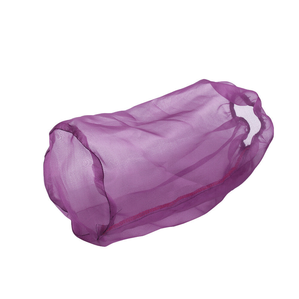 Purple New Flow Cylindrical Inflow Air Filter Guard Dust Cover Cloth Long Style Q
