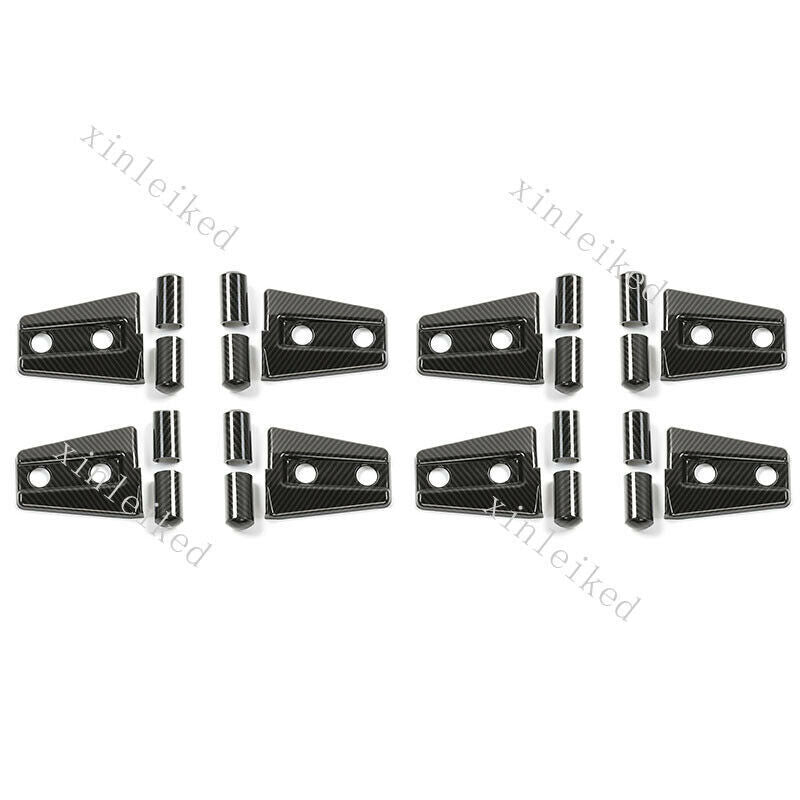 Carbon Fiber HoodCar Door Hinge Molding Cover for Jeep for wrangler JK JKU 2007-17
