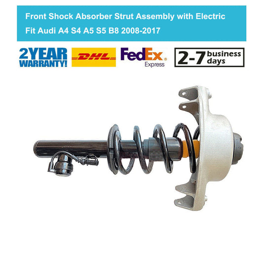 Front Left Shock Spring Strut Assembly Electric for Audi A4 S4 A5 S5 2008-2017