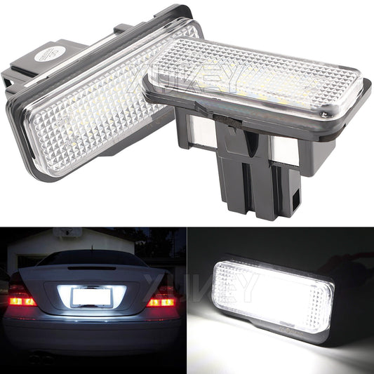 SMD Tube LED License Plate Lights Lamp for Mercedes Benz W203 W211 W219 2001-07