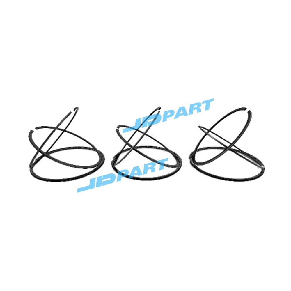 3-piece D722 piston ring set, 67mm, for excavator engine parts.