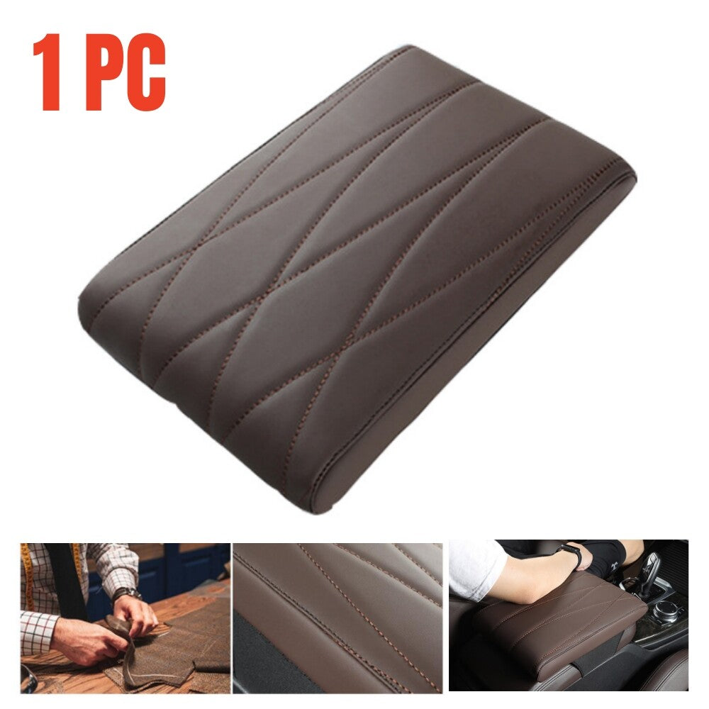 1-Pack Car Armrest Mat Protective Cover Accessories Center Console Box Backrest Cushion Protector - n