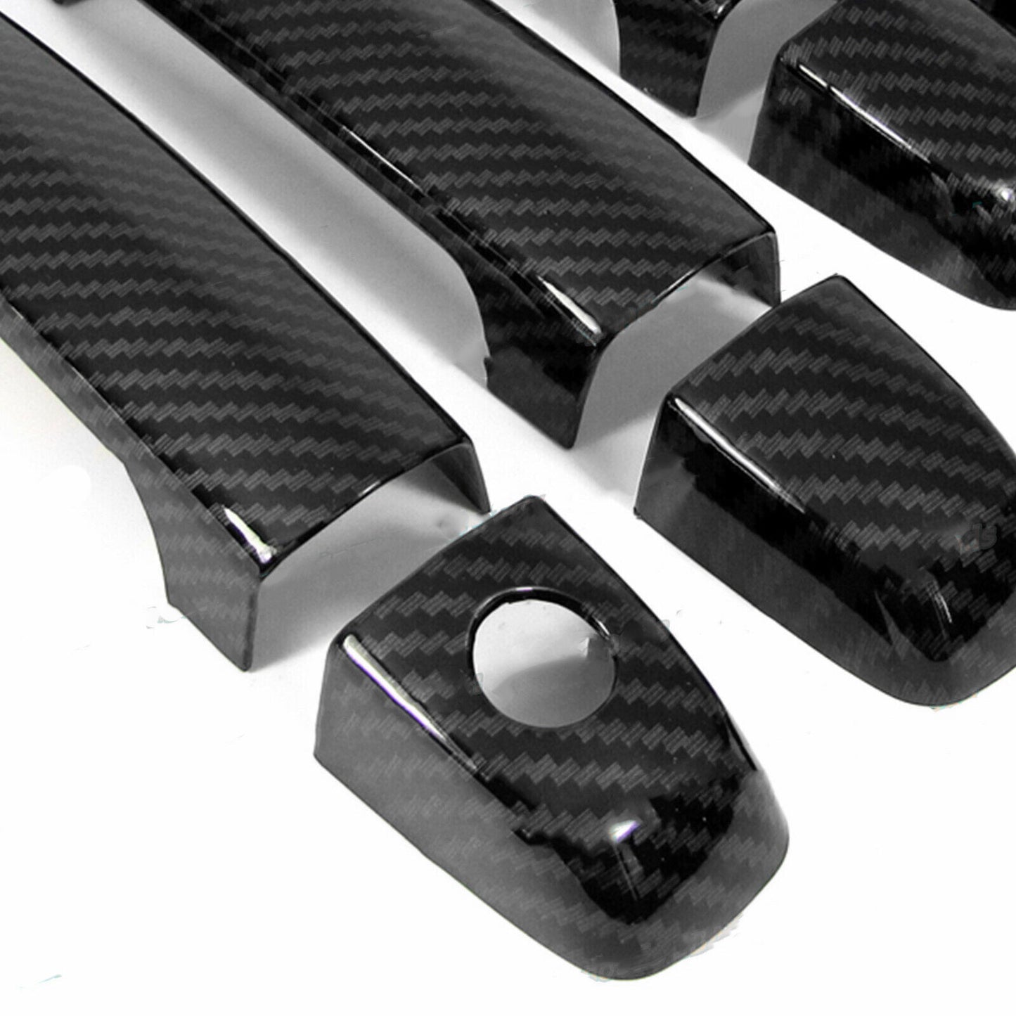 For 07-13 for Suzuki SX4 Sedan / Hatchback Carbon Fiber Side Door Handle Covers Trim