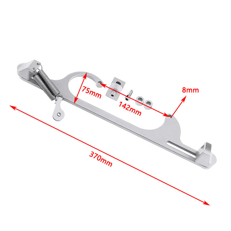 Throttle Cable Carb Bracket Carburetor Aluminum for Holley 4150 4160 Series Q