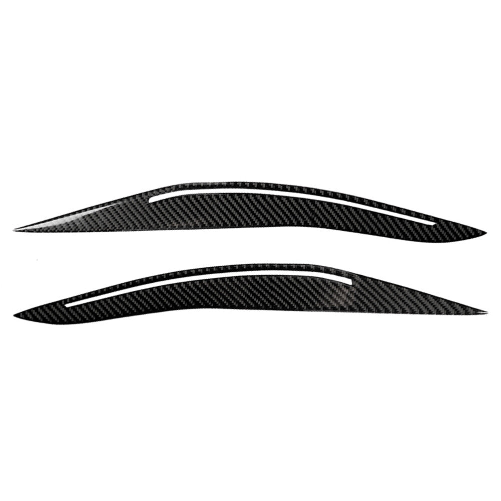 for BMW 5 Series F10 Sedan 2014-2016 2x Headlight Eyebrows Eyelids Cover Trim