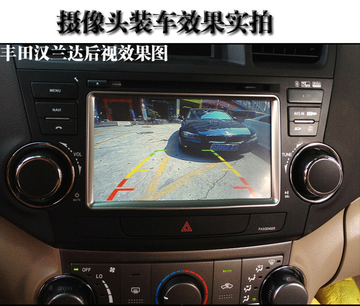 Car Rear View Camera Parking Reverse Backup Camera Rear Bumper Mount Waterproof