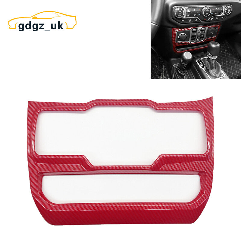 Center Dash Window Switch Panel Trim Cover Interior for Jeep for Wrangler JLU 18-24
