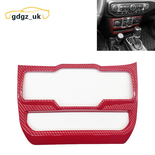 Center Dash Window Switch Panel Trim Cover Interior for Jeep for Wrangler JLU 18-24