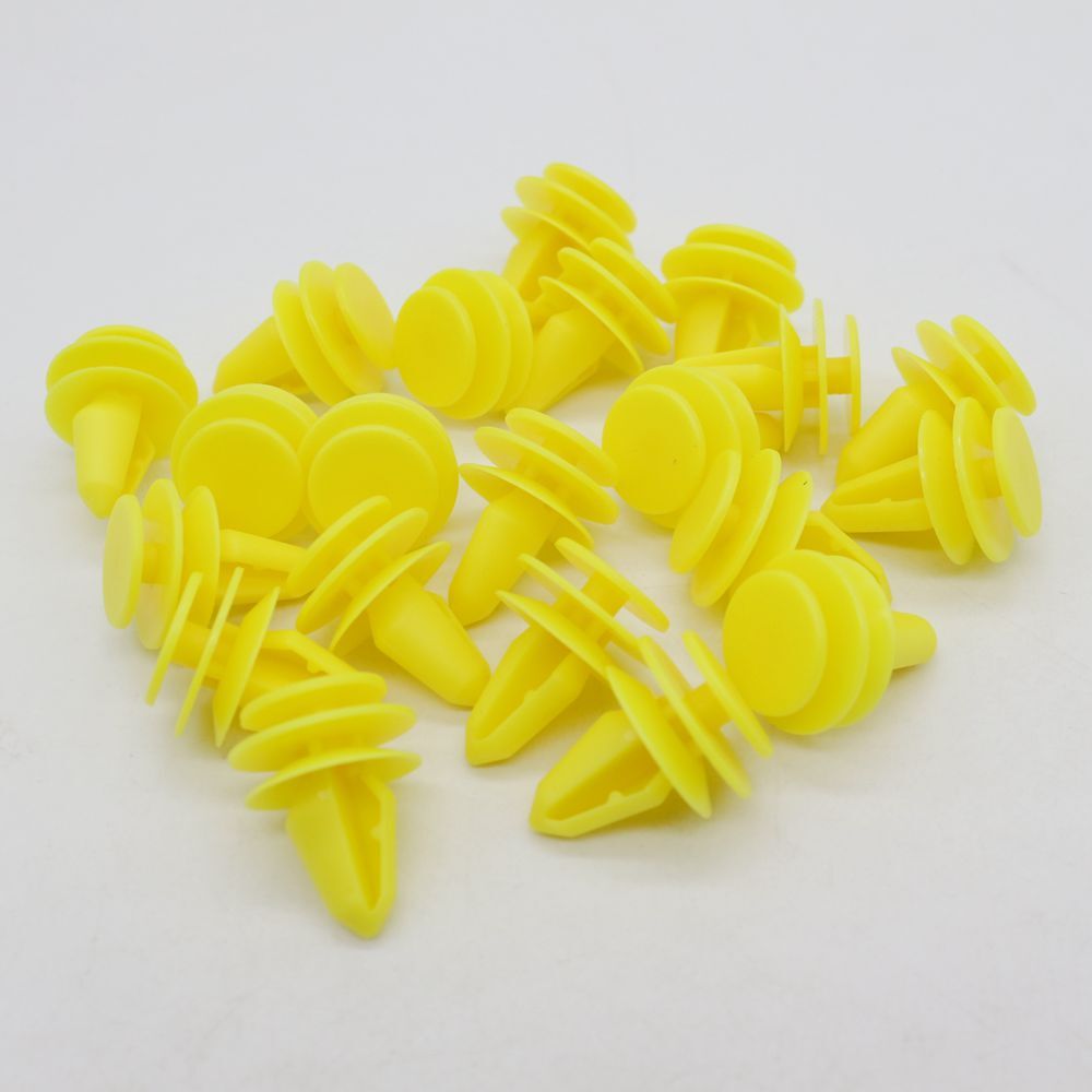 20-piece front bumper energy absorber push rivets for General Motors 10077283
