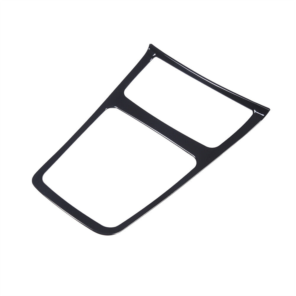 Gloss Black ABS Central Storage Box Panel Cover for Benz A GLA CLA Class 2013-19