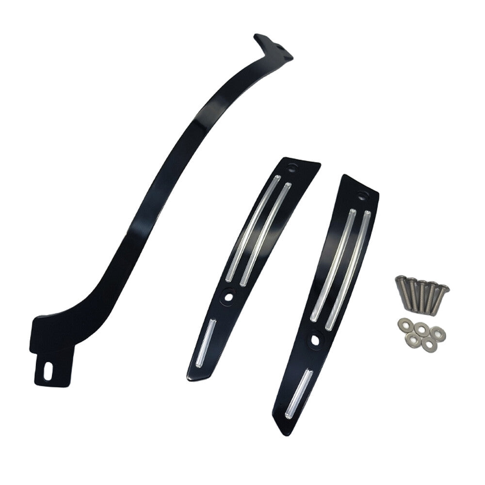 Black Windscreen Connector  Trim for Harley Touring Road Glide 2015-2023 FLTRX