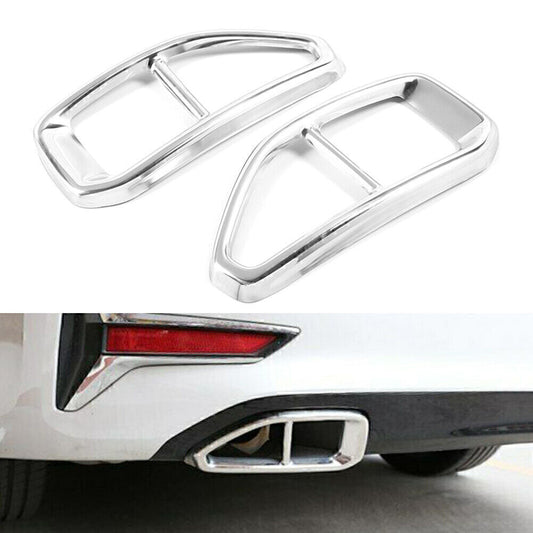 Exhaust Muffler Pipe Tip Tailpipe Cover for BMW 3 series G20 G28 2020+ Silver Q
