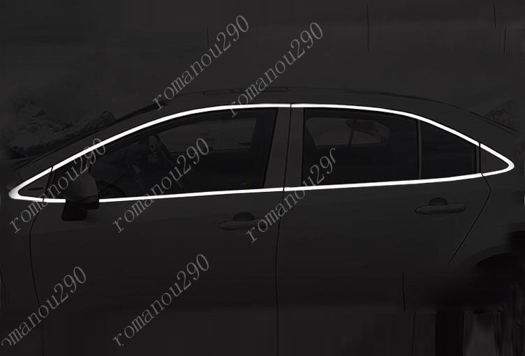 for Corolla Sedan 20-23 Stainless Chrome Side Window Molding Cover Trim B n