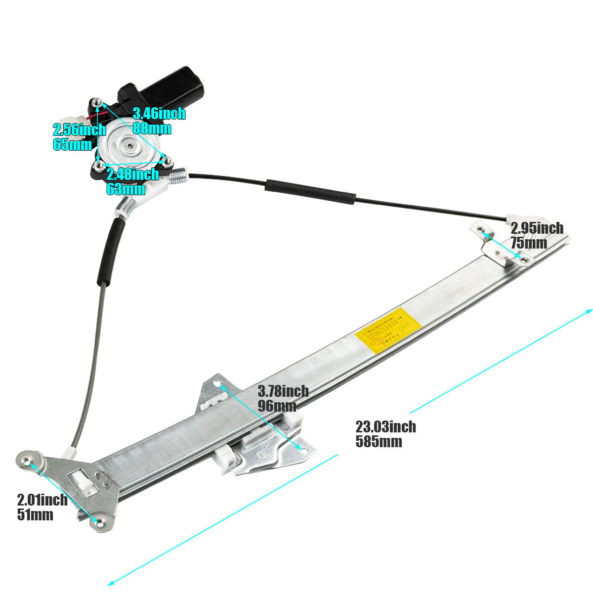 MR135166 Front RH Power Window Lift Regulator for Mitsubishi Montero 3.0 3.5L V6 Q