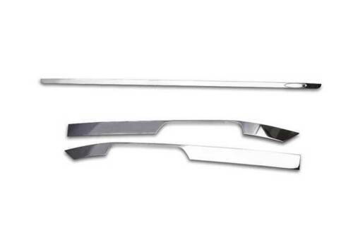 21-23 for Cadillac XT4 Chrome steel Rear Bumper Strip Protector Cover Trim 3Pc n