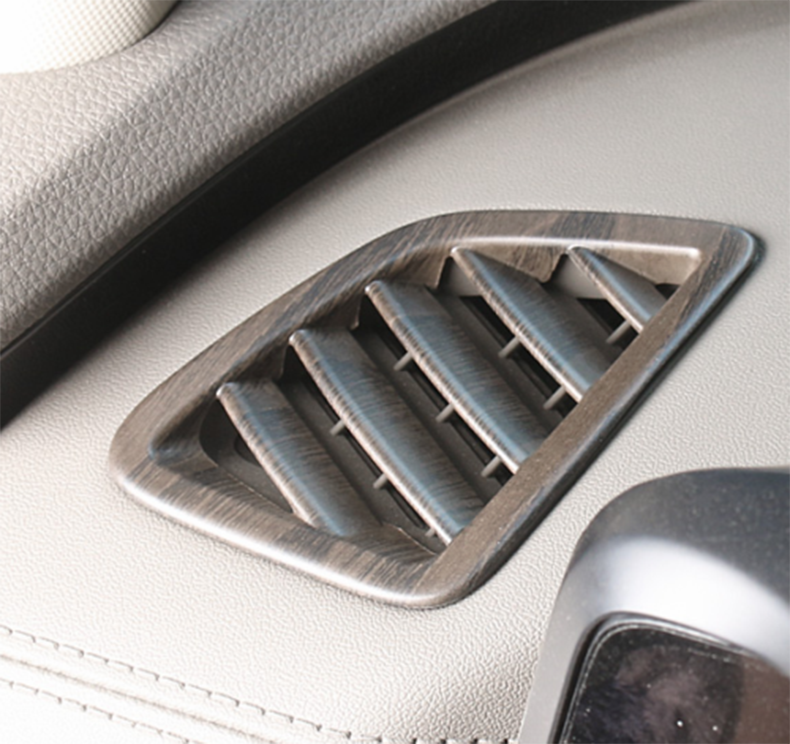 for Kia Carnival 2022-2023 Wood Grain Inner Dashboard Upper Air Outlet Vent Trim