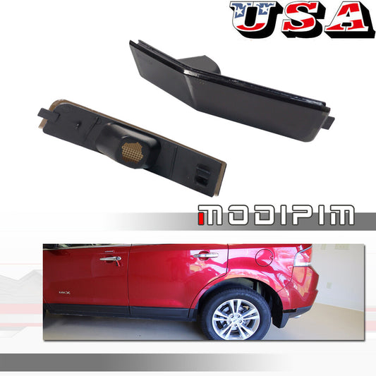 Smoke lens Reear bumper mudguard side marker light housing suitable for 07-10 for Lincoln MKX- v