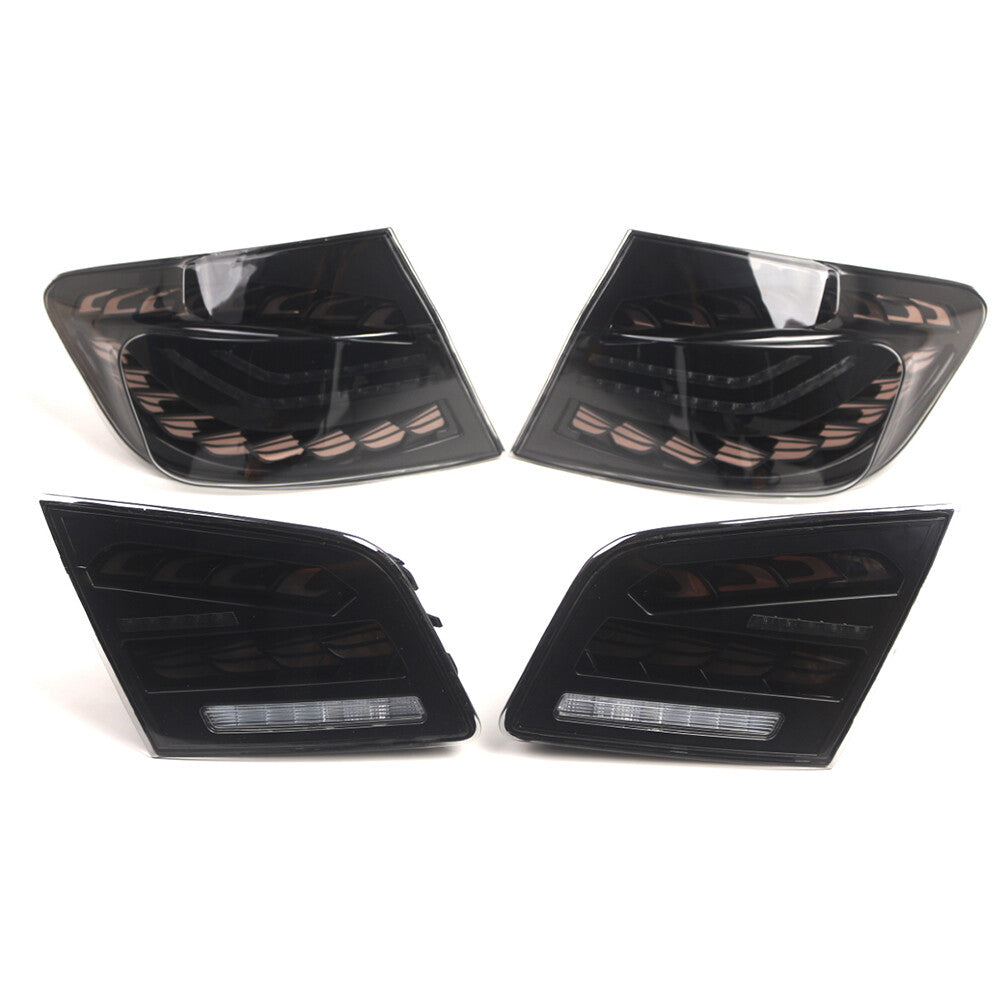 1 Set ABS Tail Lights Rear Lamps Brake Light for BMW 5 Series F10 F18 2010-2017