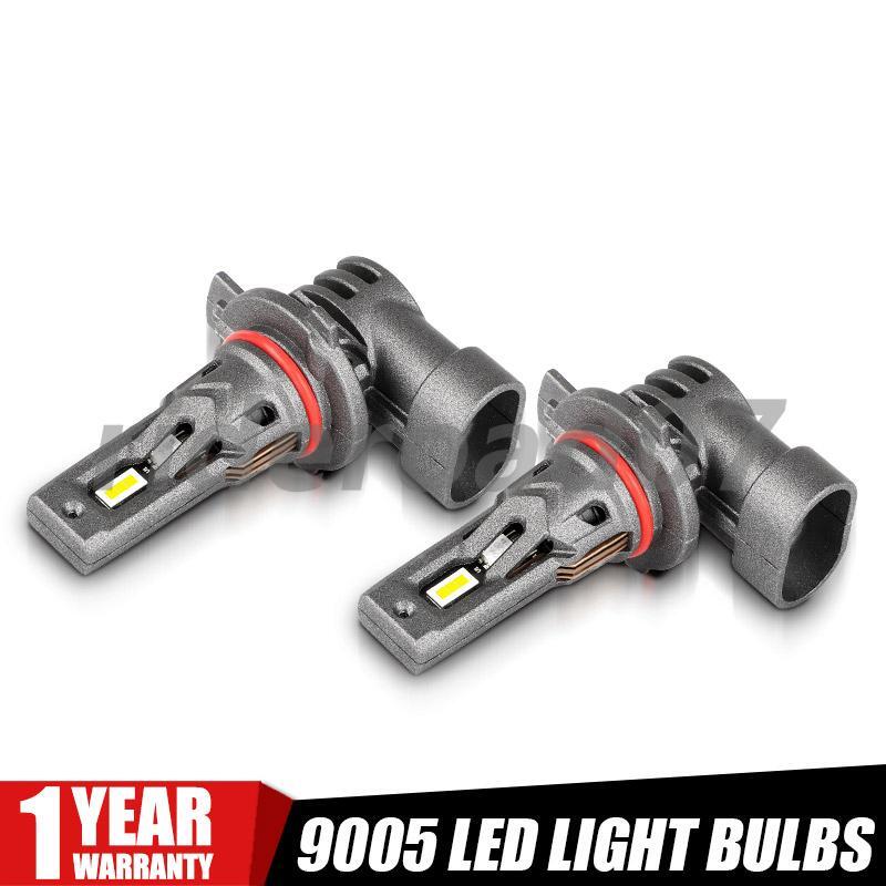 9005 LED Headlight Bulbs Combo High Low Beam Super Bright Wireless