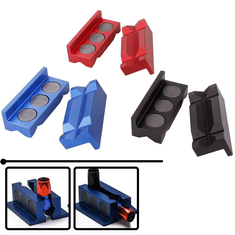 Vise Jaws fits for Holding an Fitting Adapter Length 101mm Aluminum 4 1 Pair Q