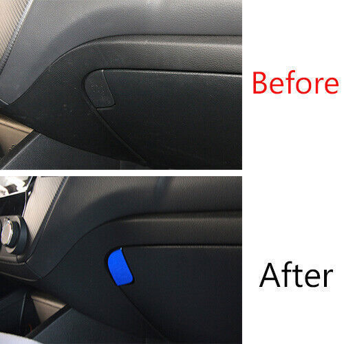 Car for Co -Pilot Storage Box Handle Sticker Fit for Kia K3 Forte 14-18 Blue Titanium