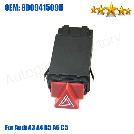 8D0941509H Hazard Warning Emergency Flasher Light Switch for Audi A3 A4 B5 A6 C5