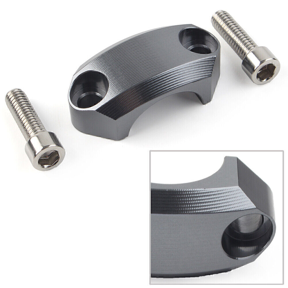 22mm Master Cylinder Perch Clamp Cover Gray for Motocross MX Enduro Motorbike Q