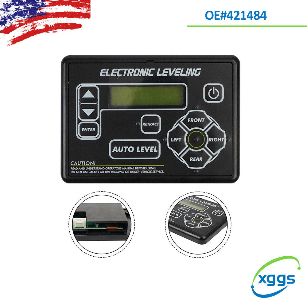1X 421484 New Touch Control Panel for RV Ground Control TT Leveling System Q