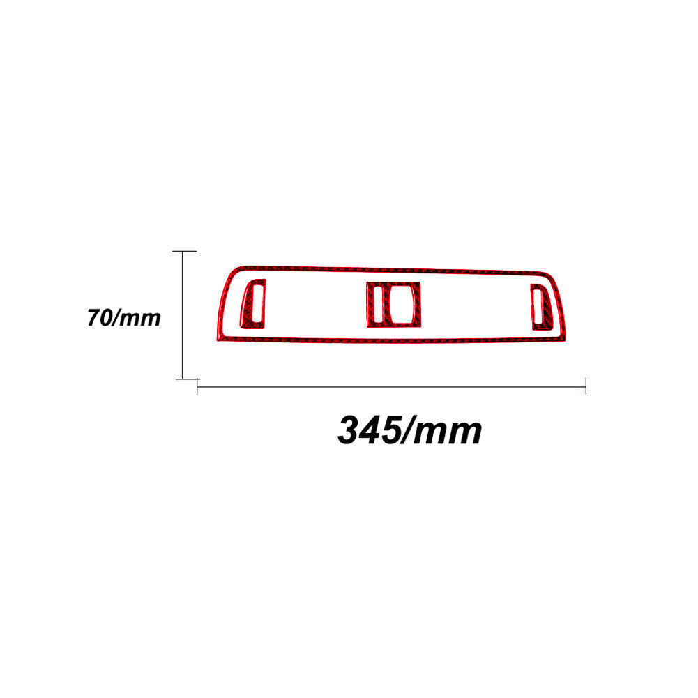 2Pcs Carbon Fiber Interior Door Storage Cover Trim for Honda S2000 2004-2009 v