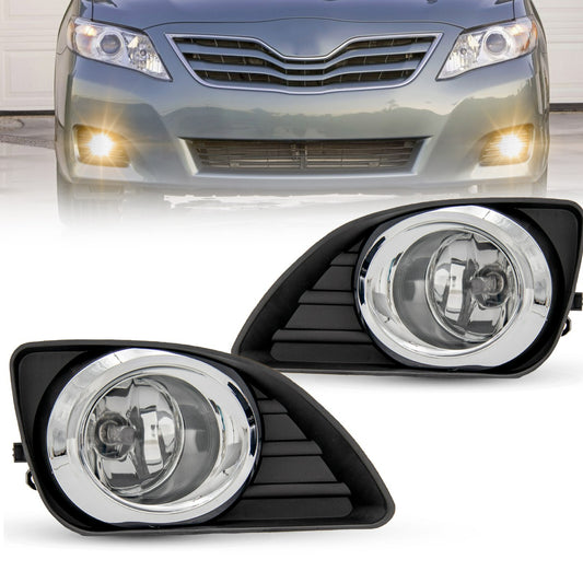 Suitable for 2010 - 2011 for Camry Bumper Driving Fog Light Lamp + Switch Kit One Pair - v