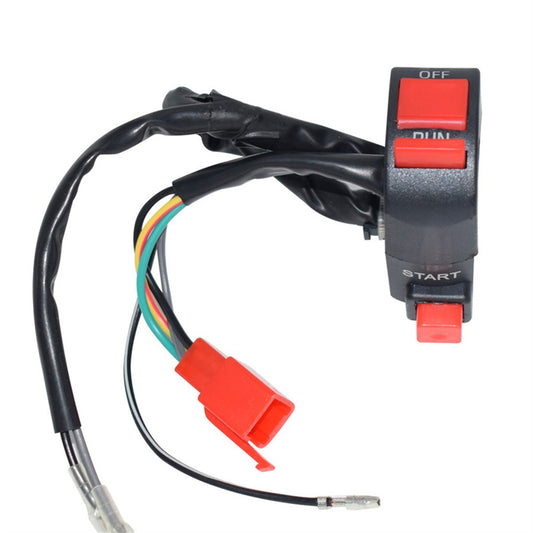 7/8 Motorcycle Handlebar Ignition Kill Start Headlight Fog Light Switch On-Off Q
