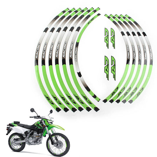 for Honda CRF 450R 2002-2021 CRF 250R 2003-21 20 21 19 Rim Wheel Decals Green