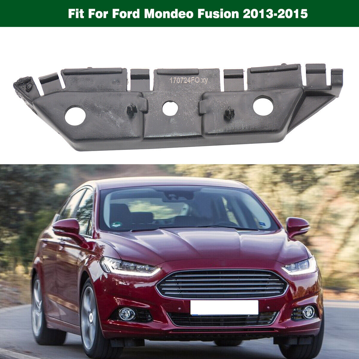 1Pcs Front Bumper Bracket Support Retainer Left for Ford Mondeo Fusion 2013-2015