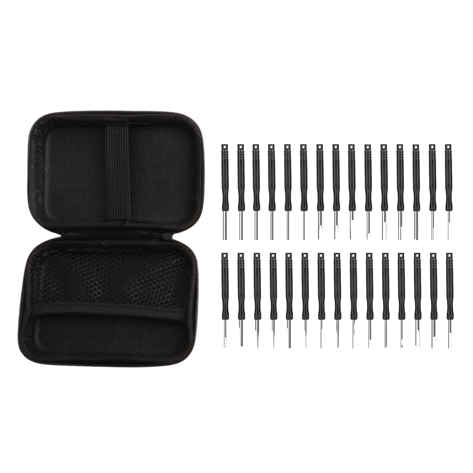 30PS Car Cable Plug Removal Tool Pin Extractor Repair Remover Key Tools with Box