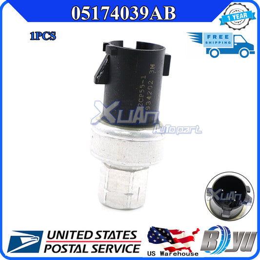 Air conditioning pressure sensor switch for Chrysler , for Dodge , for Jeep , for Plymouth , for Ram 05174039AB Q