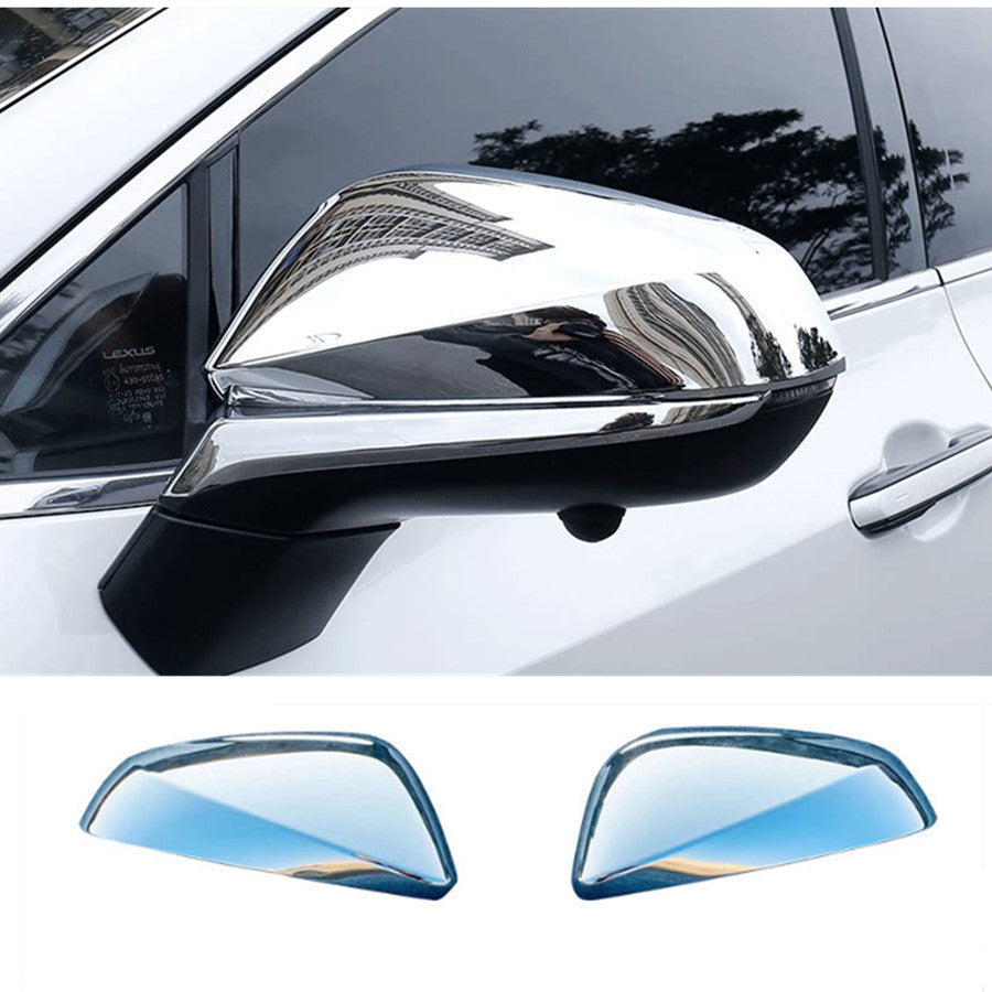 Chrome Side Mirrors Rearview Trim Cover 2PCS for Lexus RX350 RX450H 2017-2022 B n