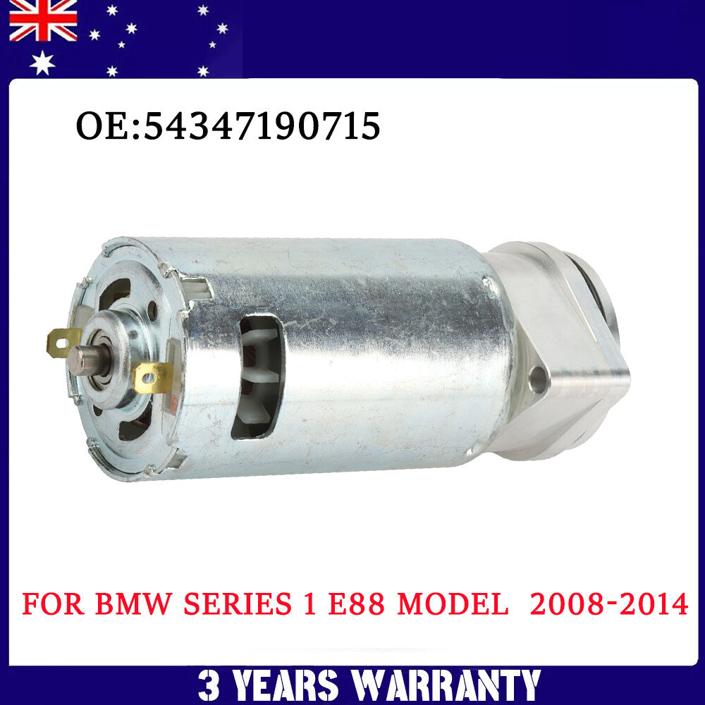 08-14 for BMW Series 1 E88 Model Convertible Hydraulic Roof Pump Motor & Base Q