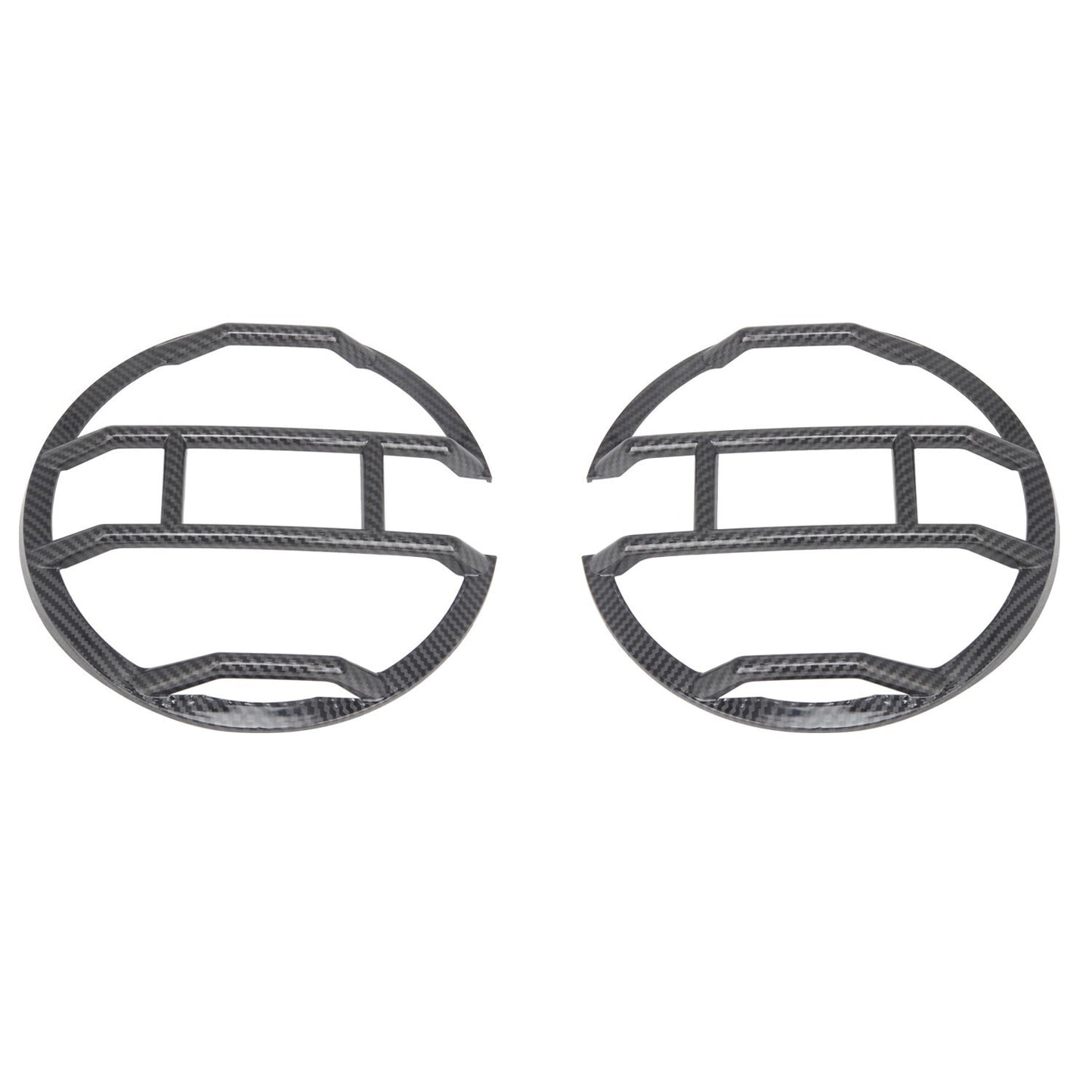 Carbon Fiber ABS Headlamp Trim  for ford  Bronco 2021-2023 Headlight Guard Cover