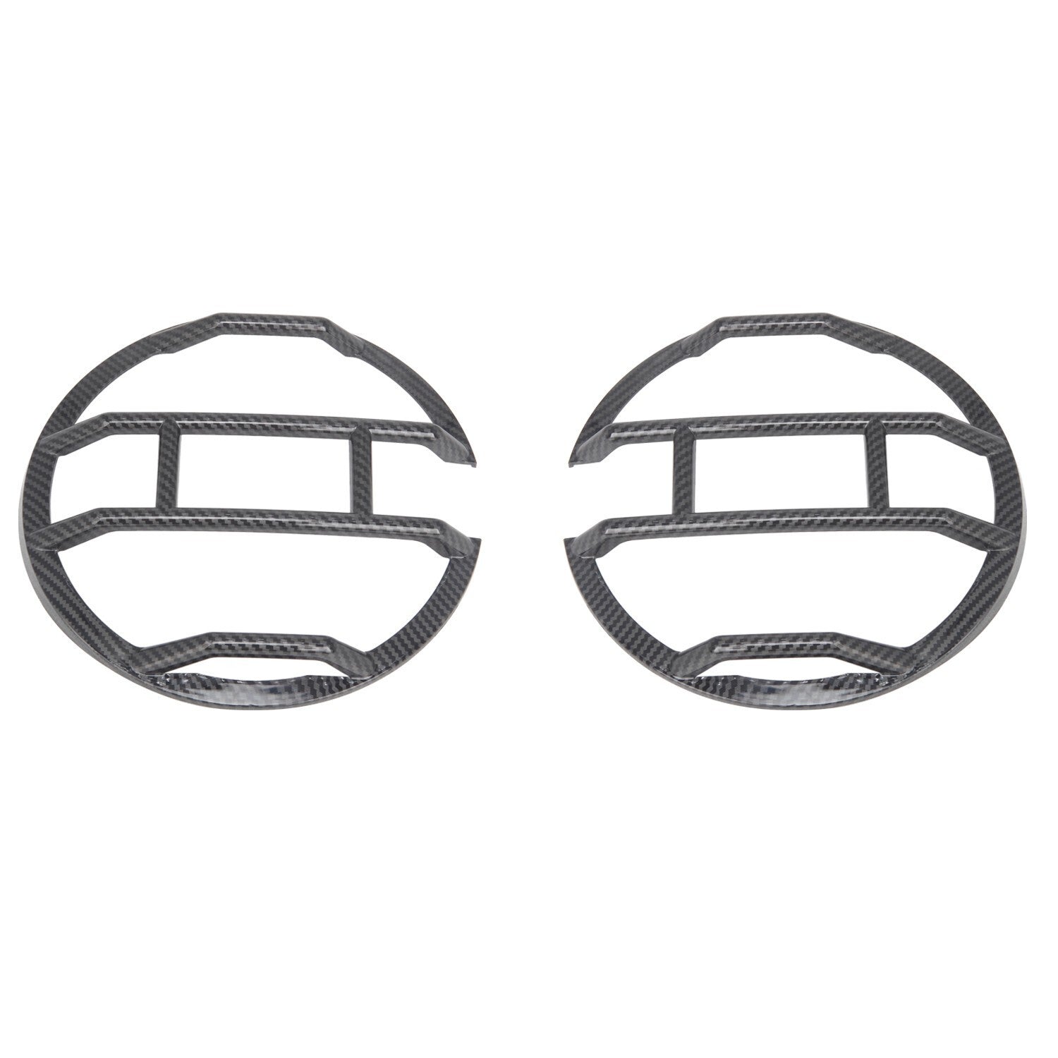 Carbon Fiber ABS Headlamp Trim  for ford  Bronco 2021-2023 Headlight Guard Cover