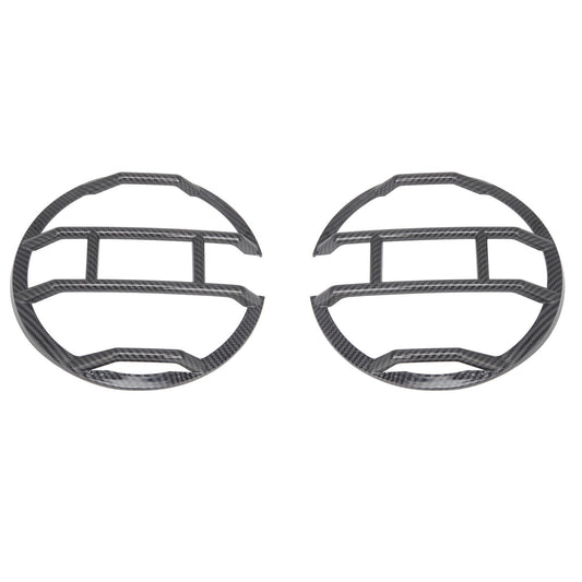 Carbon Fiber ABS Headlamp Trim  for ford  Bronco 2021-2023 Headlight Guard Cover
