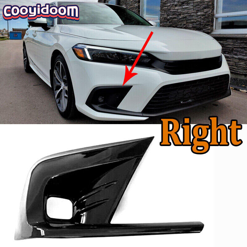Right Front Fog Light Cover Parts Fittings for Civic 11th Gen 2022 for Honda