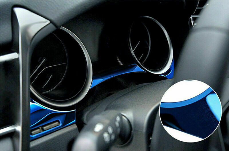 for Mazda CX-5 2017-21 Black Aluminum Central Console AC button Knob Cover Trim v