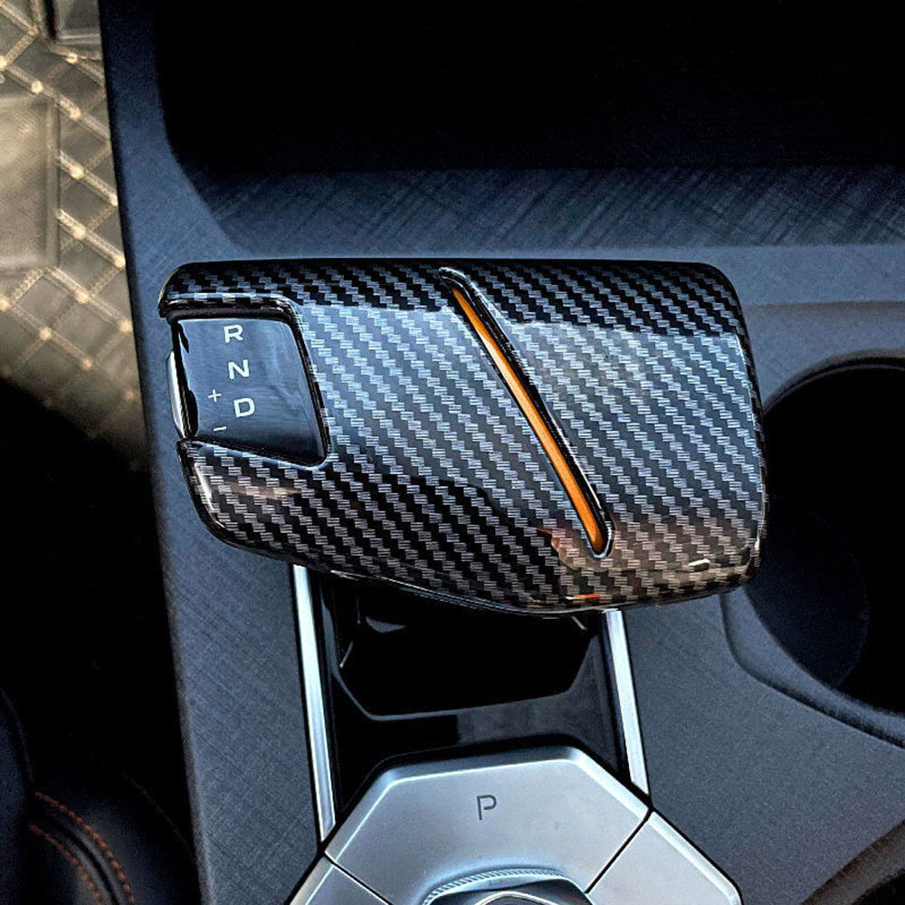 Carbon fiber style automotive gear ABS shift knife cover suitable for Changan UNI-V 22-23- n