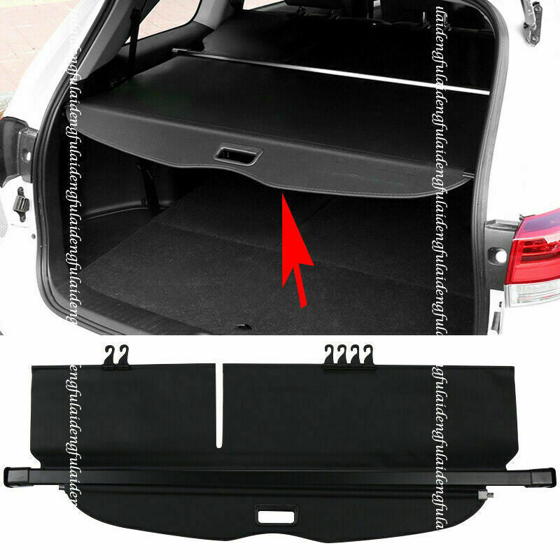 Rear Trunk Cargo Cover Luggage Security Shade Shield For Highlander 2014-2019